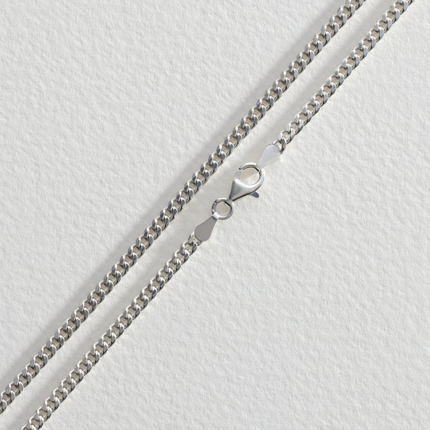 White gold chain on sale argos