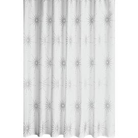 Argos Home Starburst Shower Curtain - White