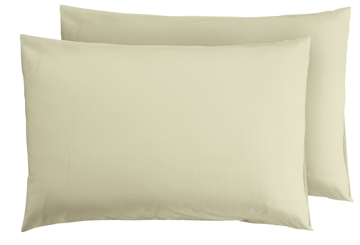 Argos Home Plain Standard Pillowcase Pair