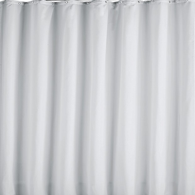 Buy Argos Home Plain Shower Curtain Super White Shower