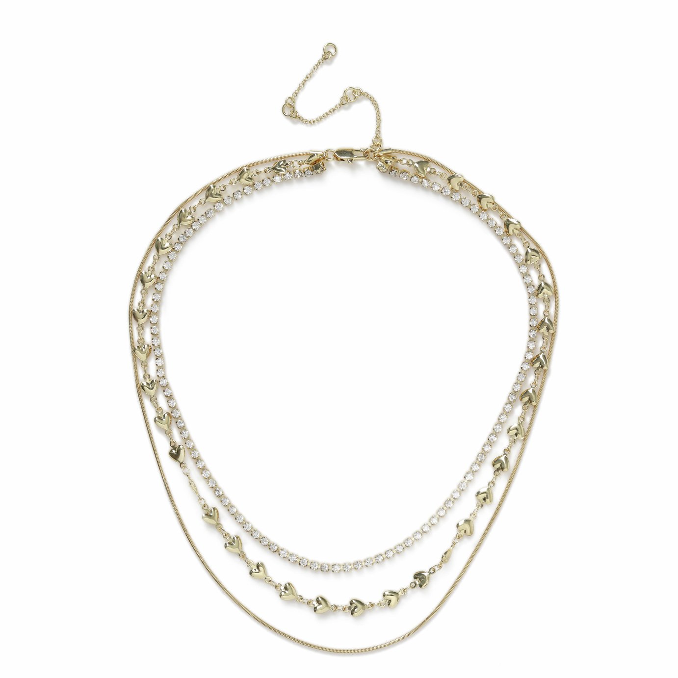 Liars & Lovers Gold Plated Multilayered Necklace