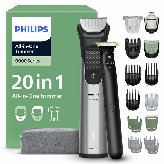 Philips Series 9000 Multigroom 20-in-1 Hair & Beard Trimmer