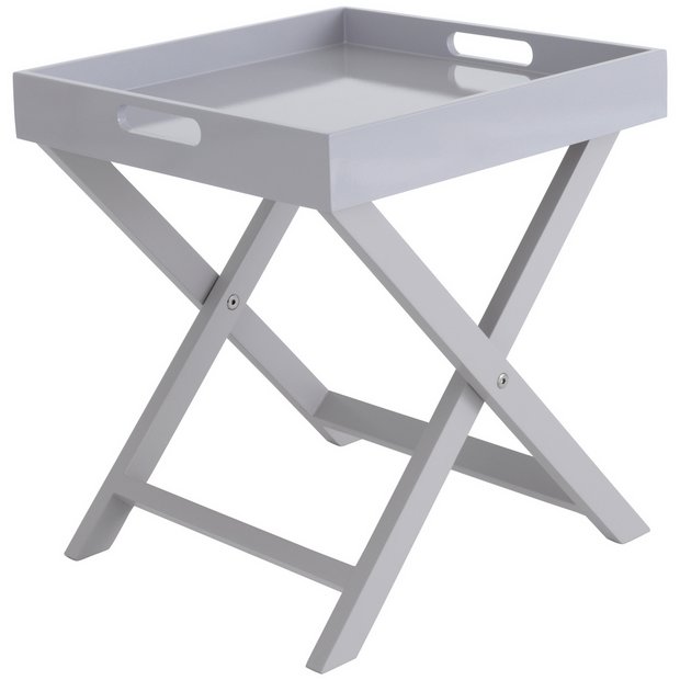 Grey Superb lovely Bjorn Folding Tray Table 