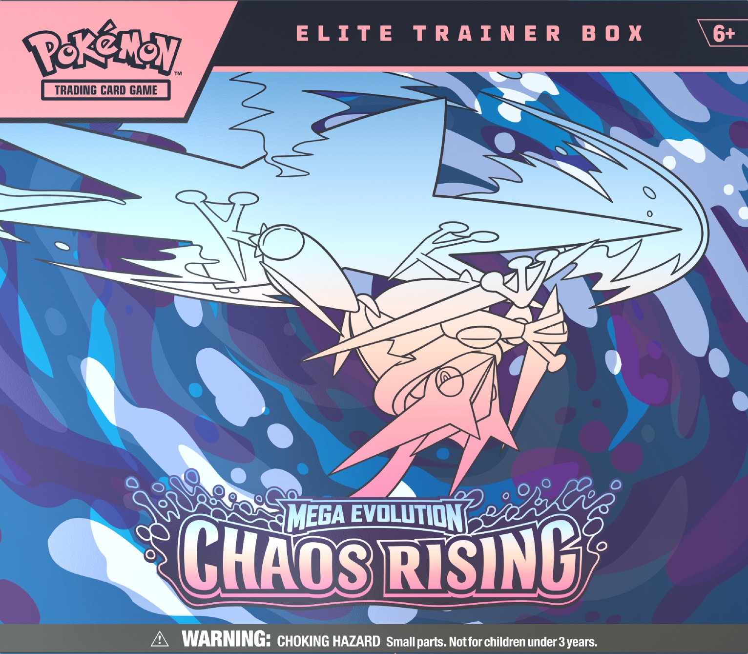 Pokémon Mega Evolution Chaos Rising Elite Trainer Box Trading Card