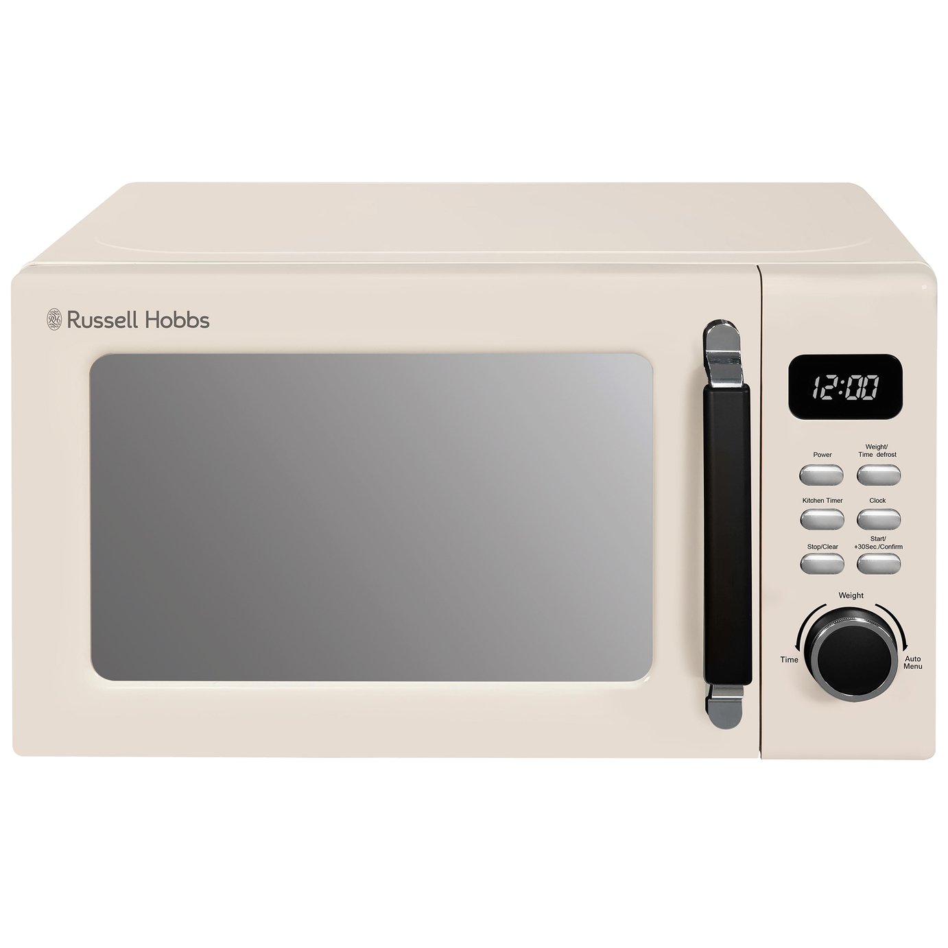 Russell Hobbs 800W Standard Microwave RHM2026C - Cream