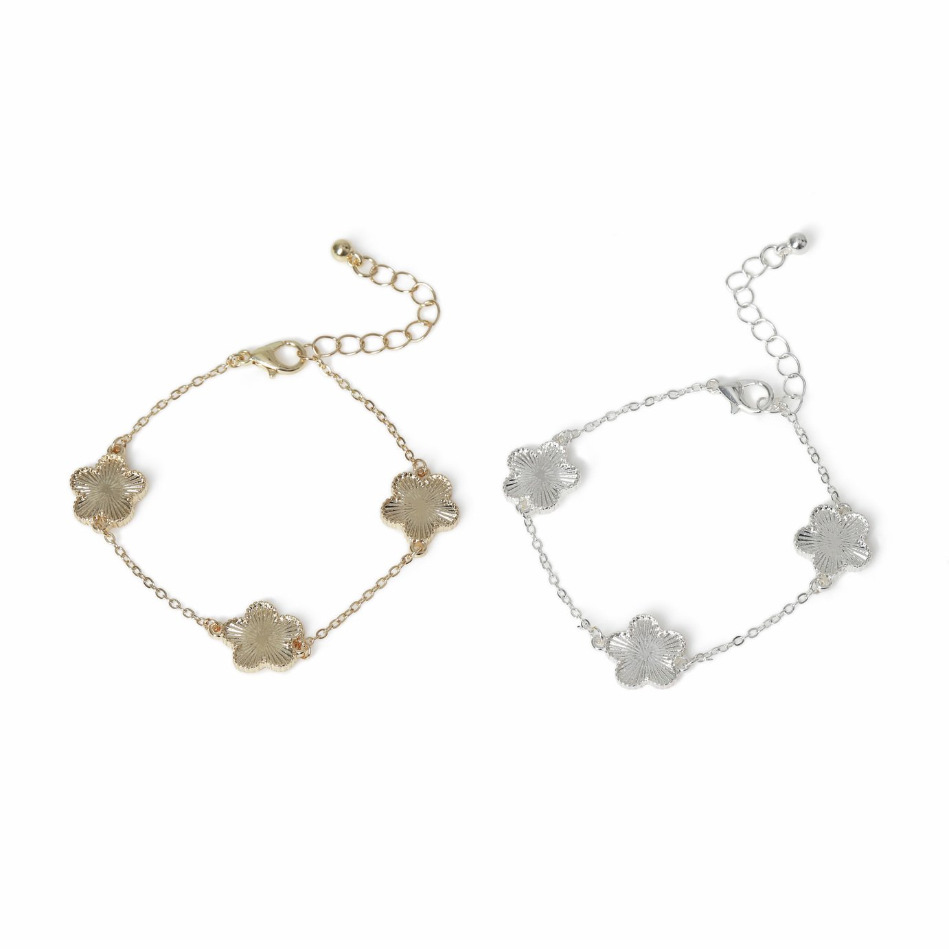 Flitzy Kids BFF Flower Charm Bracelet Set