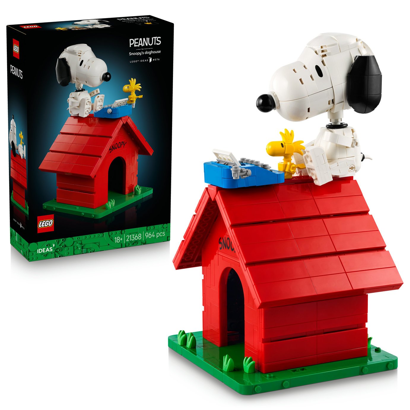 LEGO Ideas Peanuts: Snoopy's Doghouse Set for Adults 21368 PREORDER