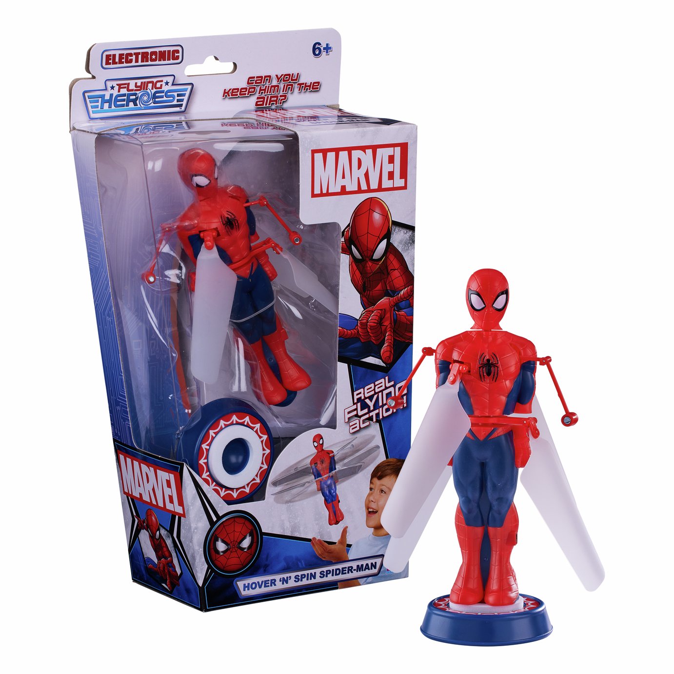 Flying Heroes Hover 'n Spin Spider-Man Playset