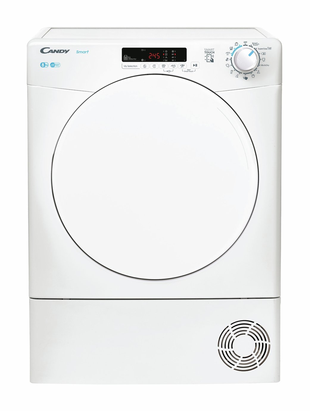 Candy CSE C8DF 80 8KG Condenser Tumble Dryer - White