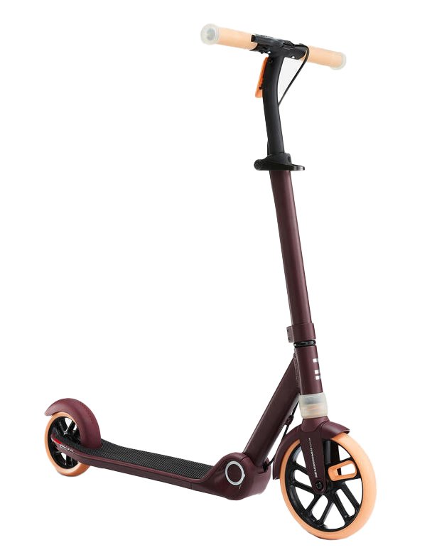 Decathlon M900 Big Wheel Folding Scooter - Burgundy