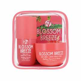 W7 Blossom Breeze Body Mist and Body Cream Travel Sets - 200ml