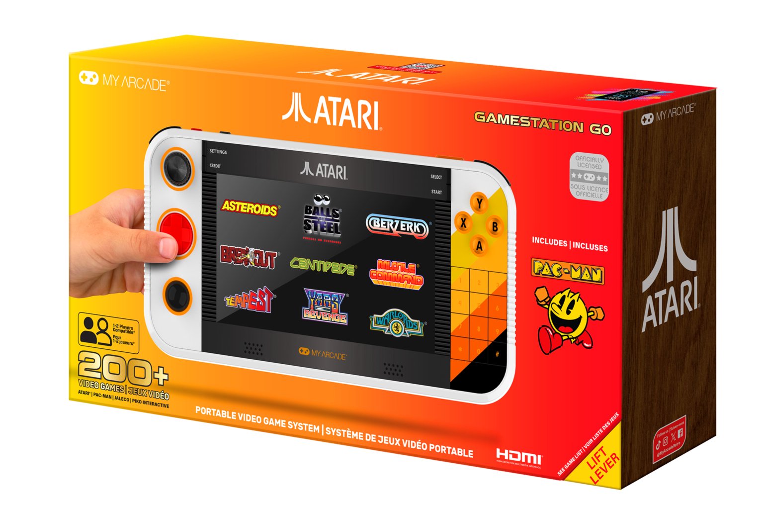 My Arcade Atari Gamestation Go Portable Retro Gaming System