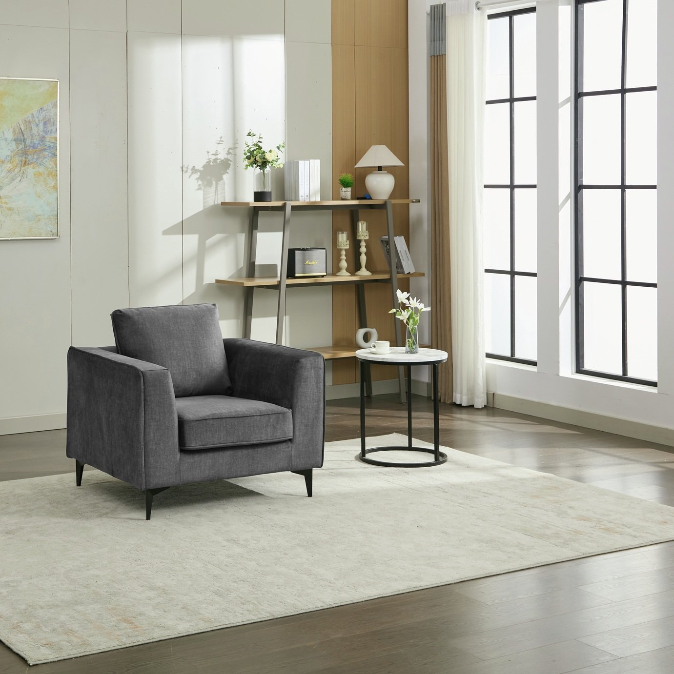 Sofa Source Mora Arm Chair - Grey