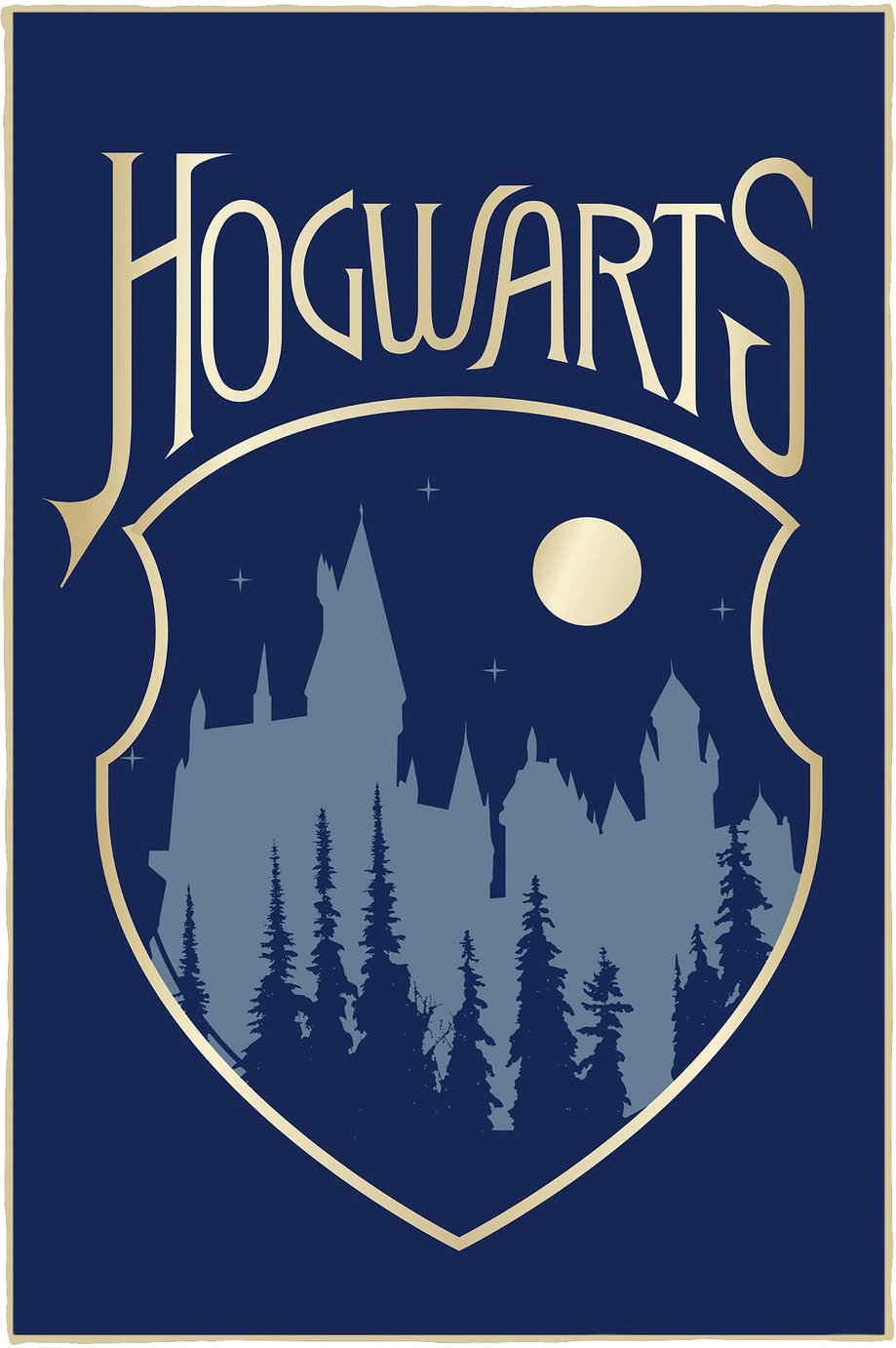 Harry Potter Throw - Navy - 150x100cm
