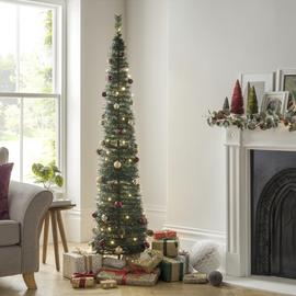 Argos Home 6ft Pre lit Pop Up Christmas Tree
