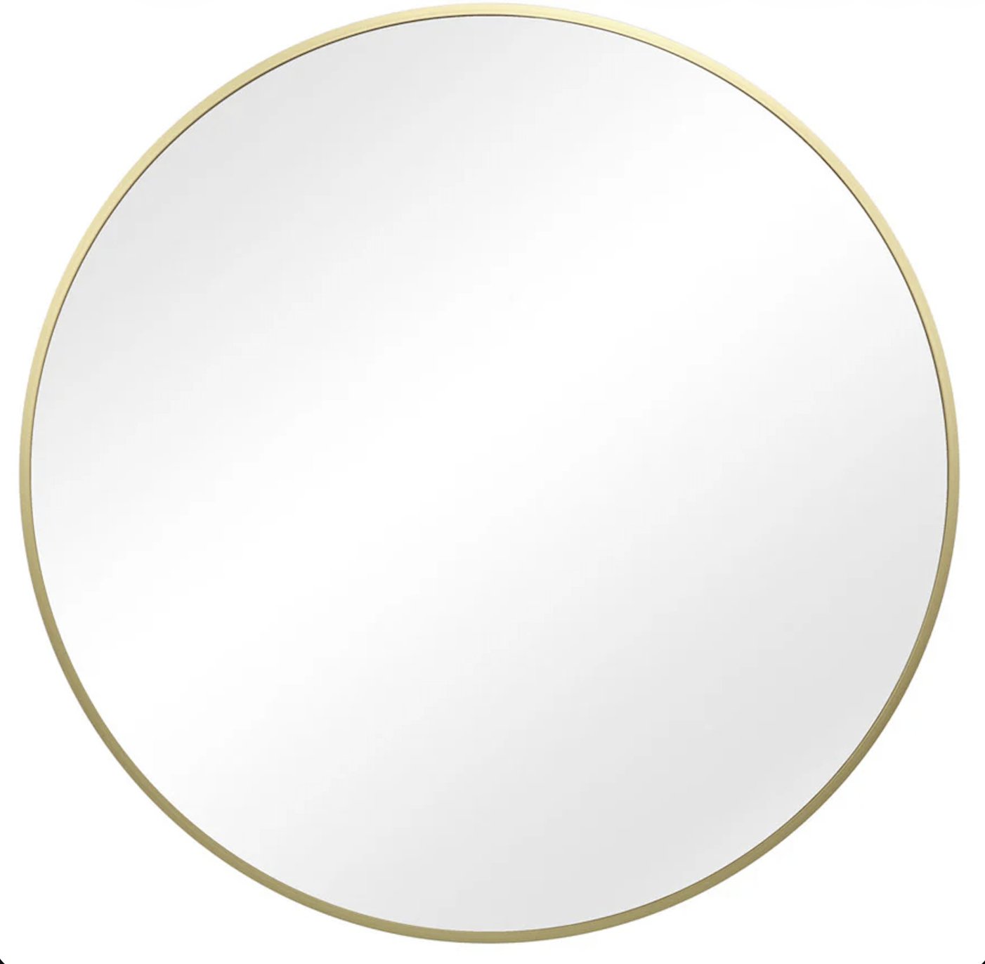 HomeGardenDirect Pandora Round Wall Mirror - 60x60cm - Gold