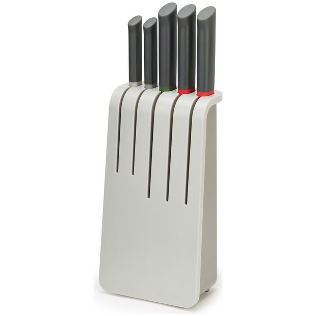 Buy Joseph Joseph Duo 5 Piece Knife Block Set - Multicoloured | Knives and knife blocks | Argos