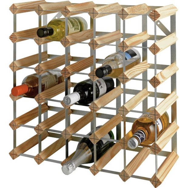 Wine Racks Buy Argos Home 30 Bottle Wooden Wine Rack | Wine racks | Argos