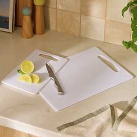 Home Essentials Plastic Chopping Boards - Pack of 2