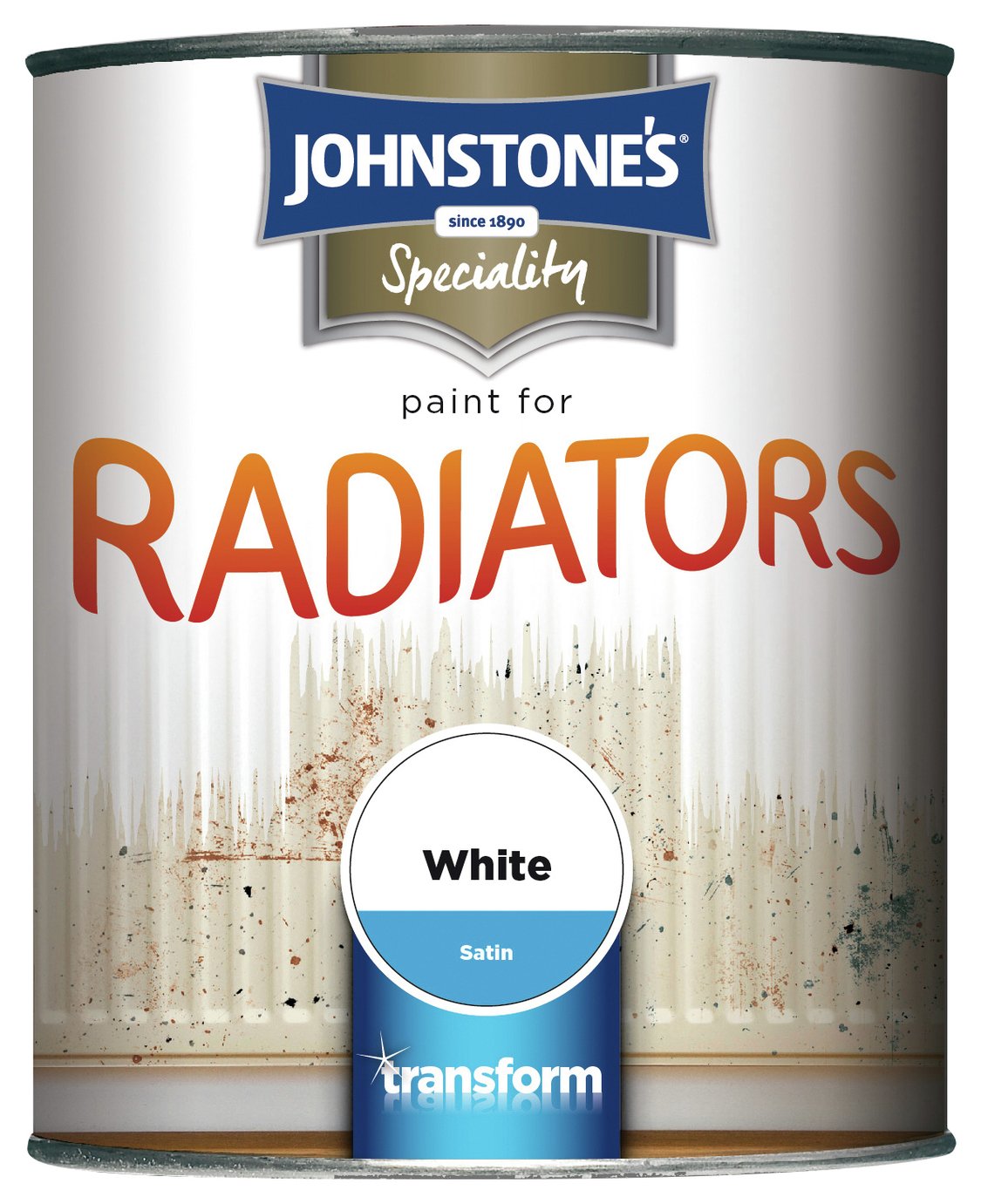 Johnstone's - Radiator Paint - Satin - Brilliant White 750ml