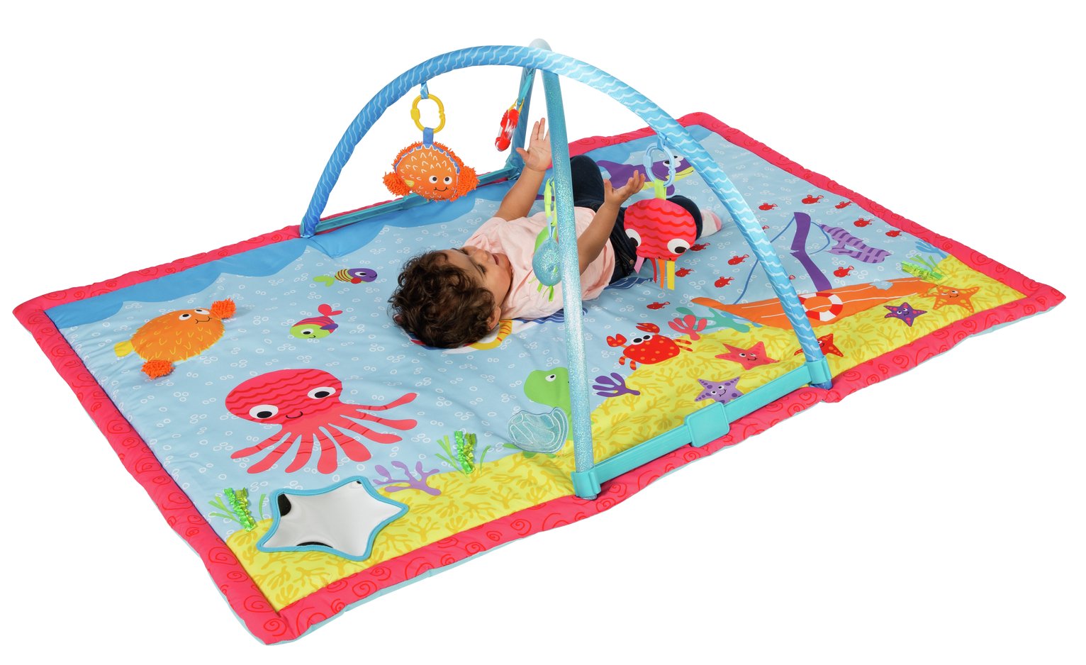 chad valley baby bright ocean large playmat