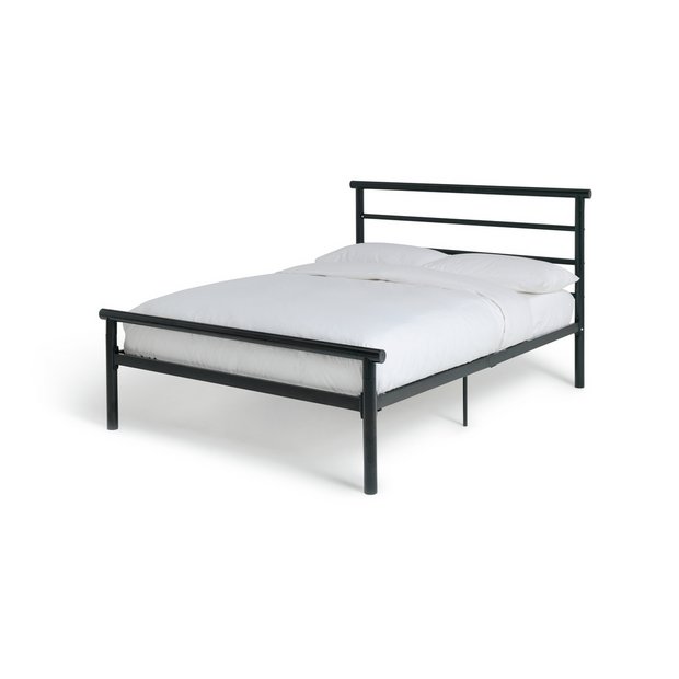 Buy Argos Home Avalon Double Metal Bed Frame - Black | Bed frames | Argos