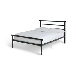 Argos Home Avalon Double Metal Bed Frame - Black