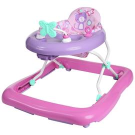 Chad Valley Butterfly Fun Foldable Pink Baby Walker