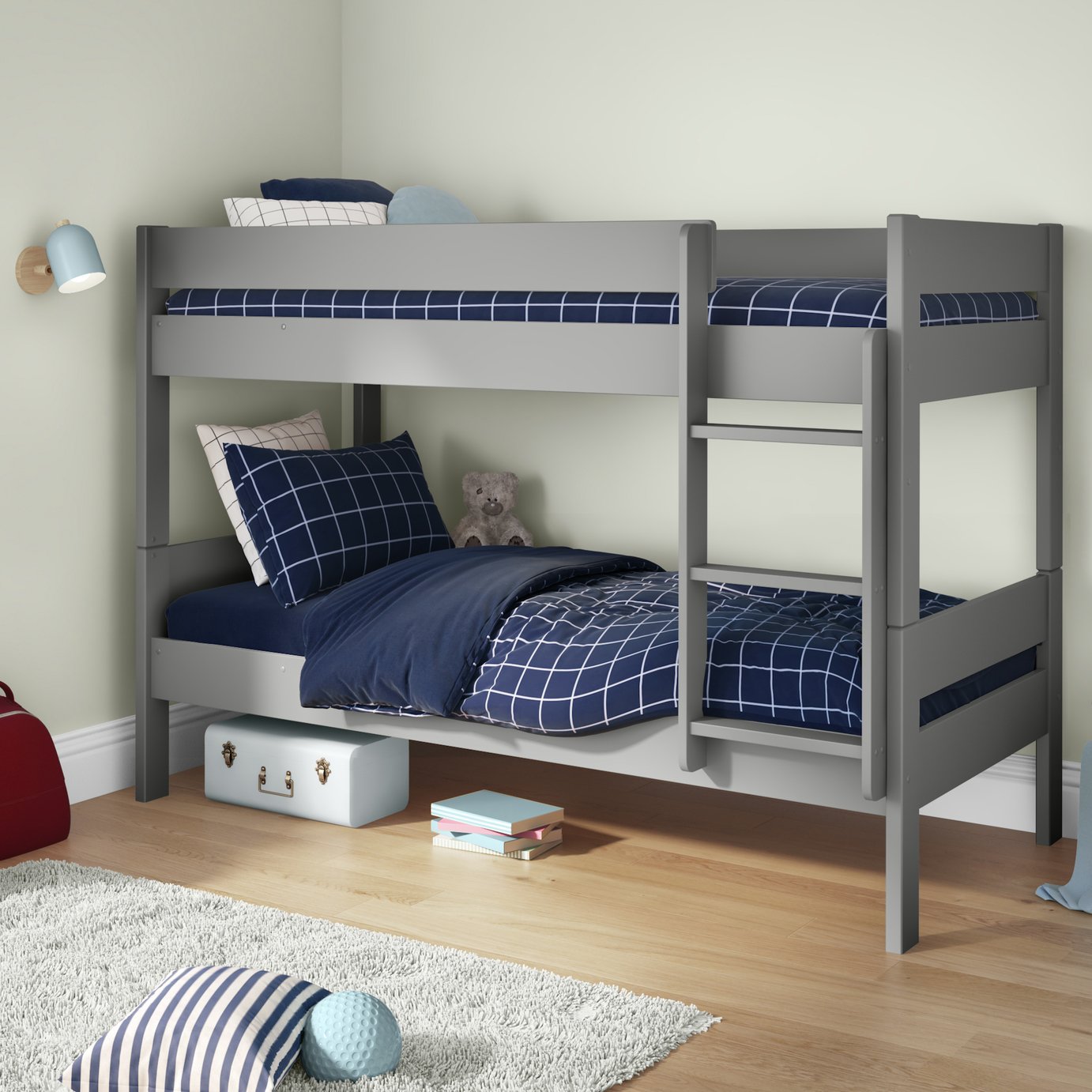Stompa Compact Detachable Bunk Bed Frame - Grey