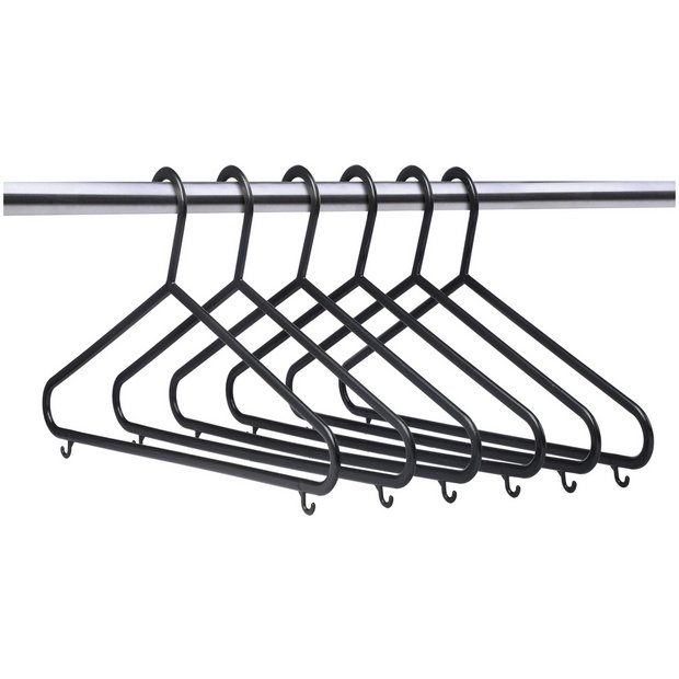 Buy Argos Home Set of 10 Wooden Hangers, Clothes hangers