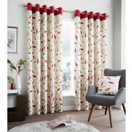 Fusion Beechwood Lined Curtains
