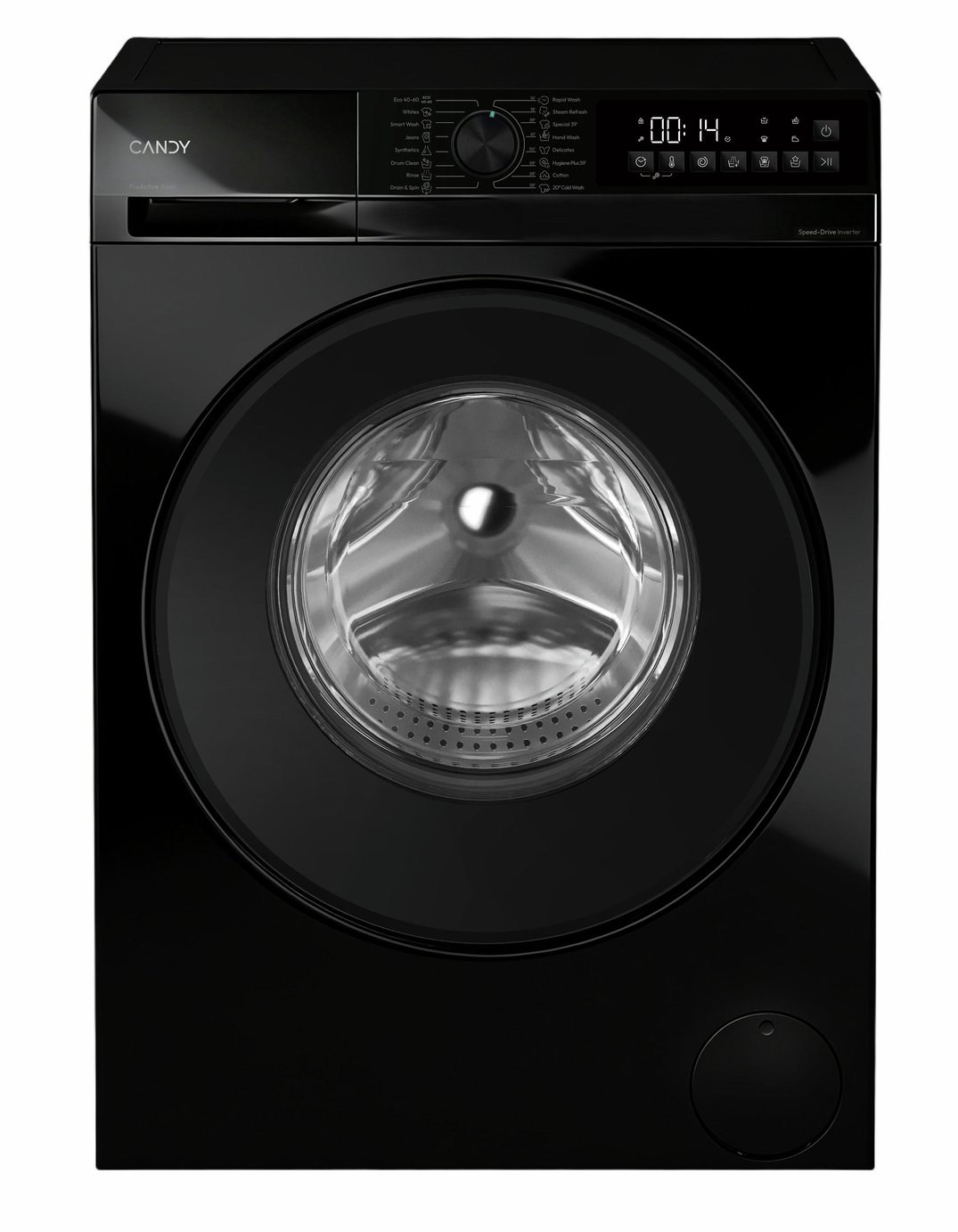 Candy GD 410B9B-80 10KG 1400 Spin Washing Machine - Black