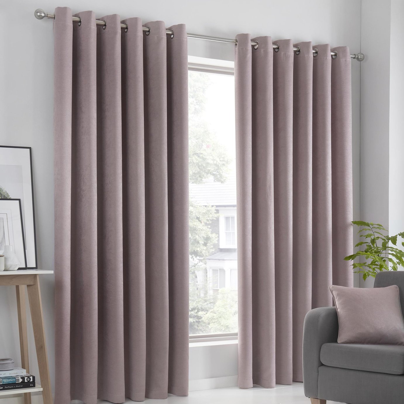 Fusion Strata Eyelet Curtains
