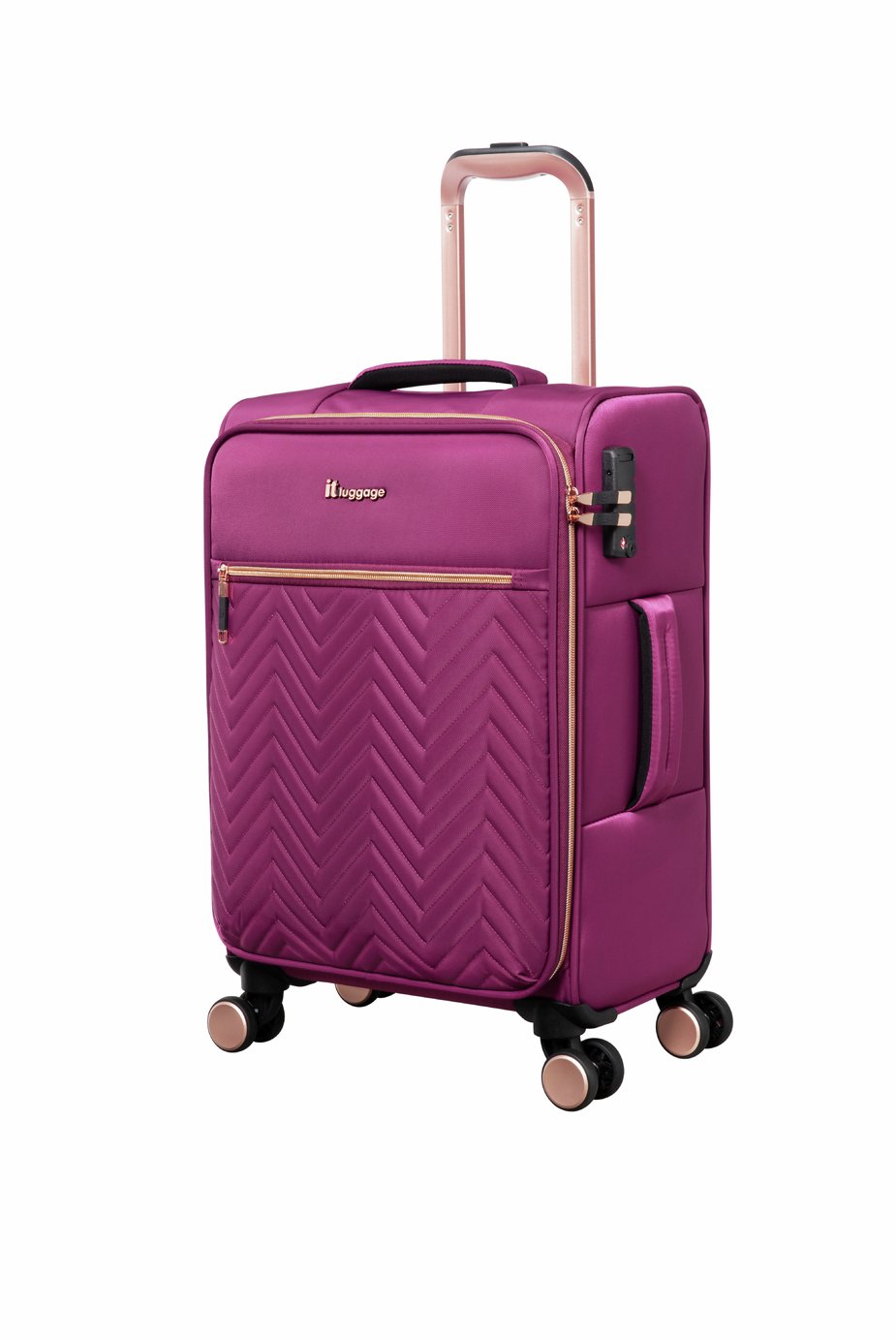 IT Luggage Bewitching 8 Wheel Soft Suitcase