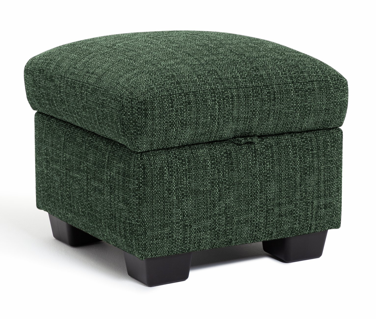 Argos Home Lisbon Fabric Storage Footstool - Green
