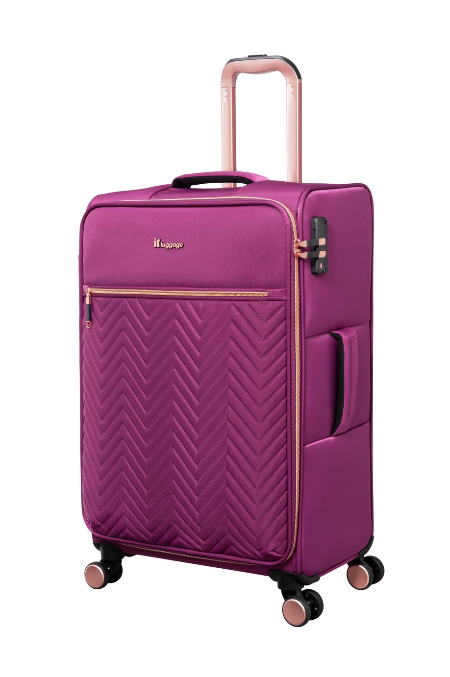 IT Luggage Bewitching 8 Wheel Soft Suitcase
