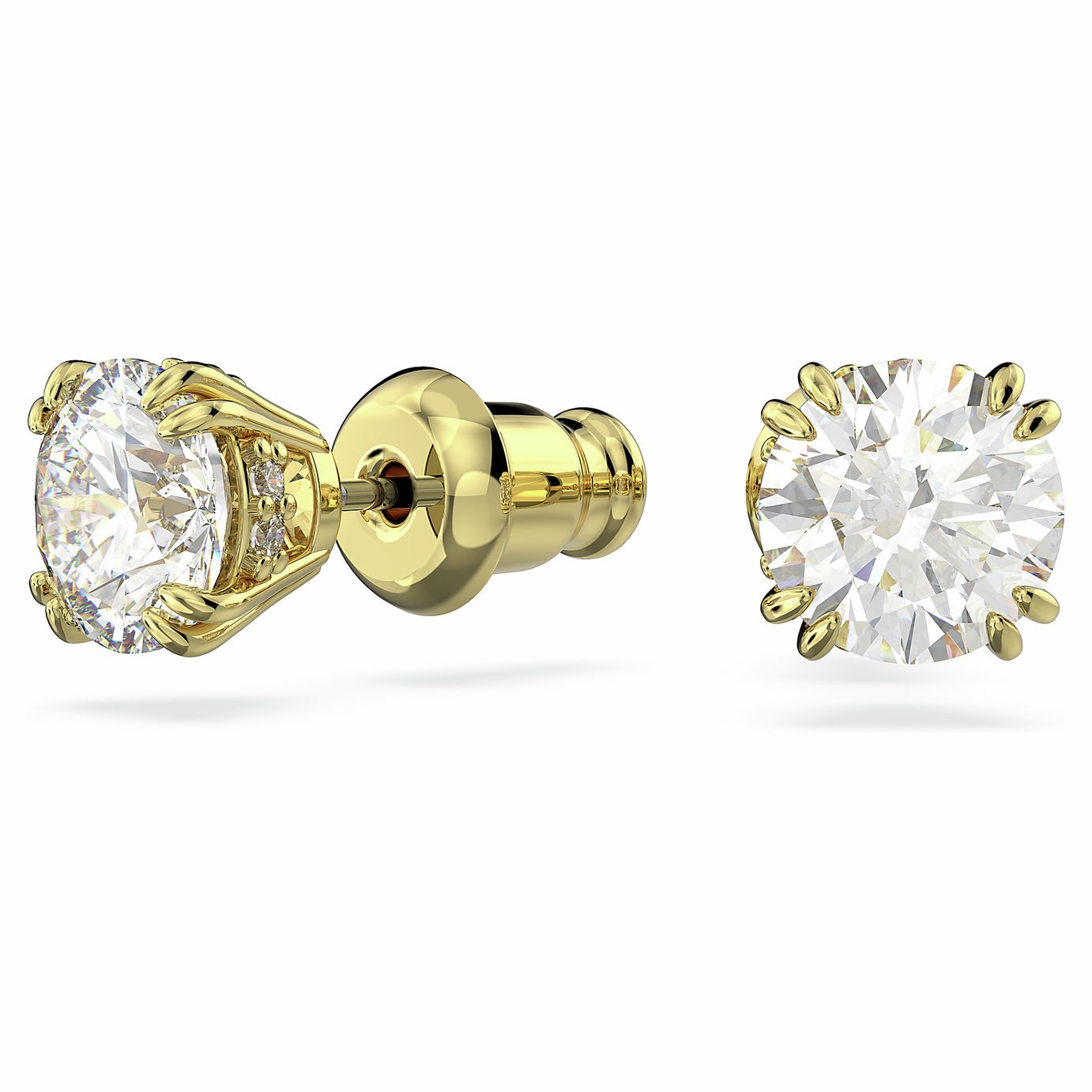 Swarovski Stilla Gold Tone Plated Stud Earrings