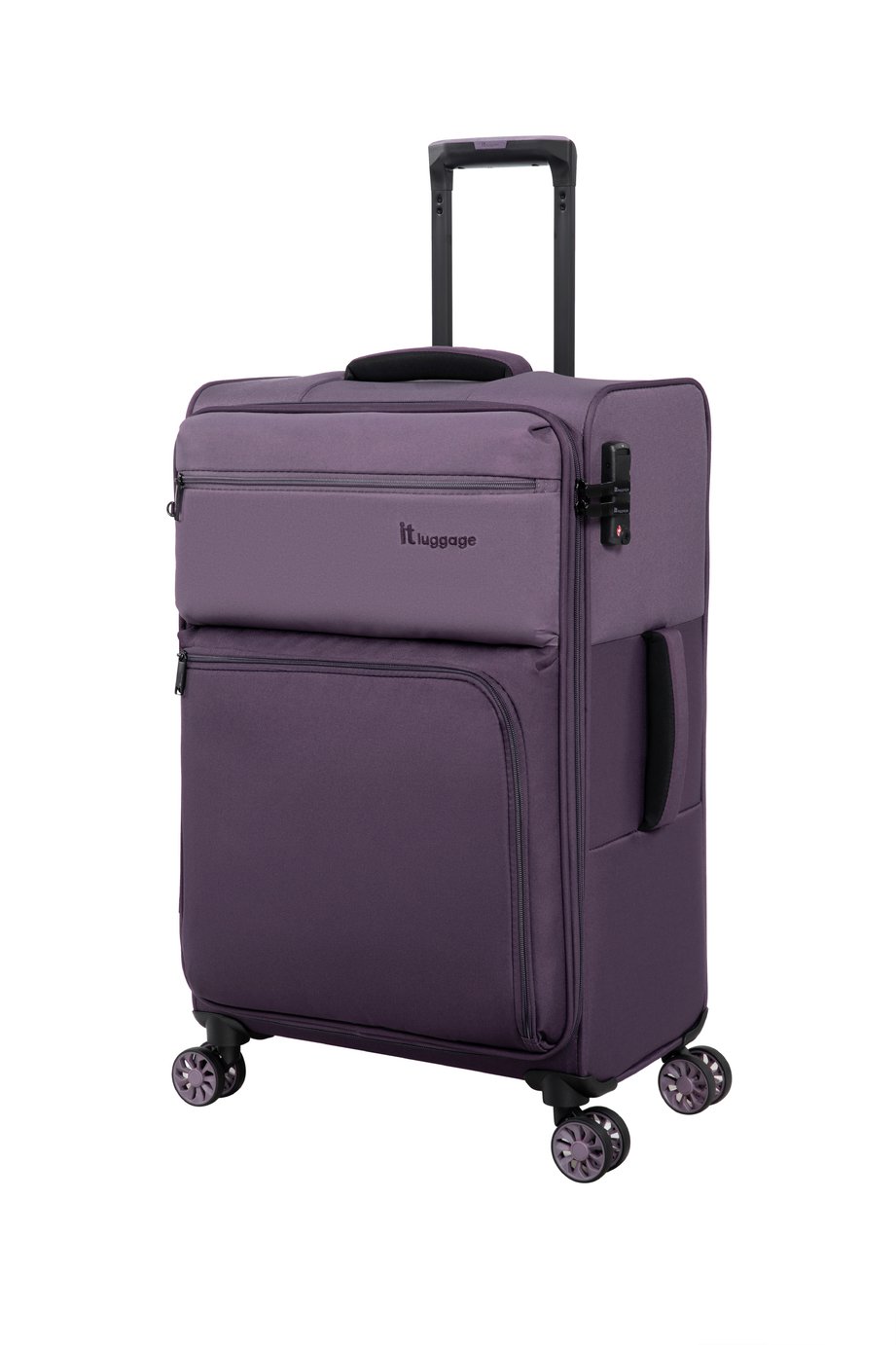 IT Luggage Duo-Tone 8 Wheel Soft Suitcase