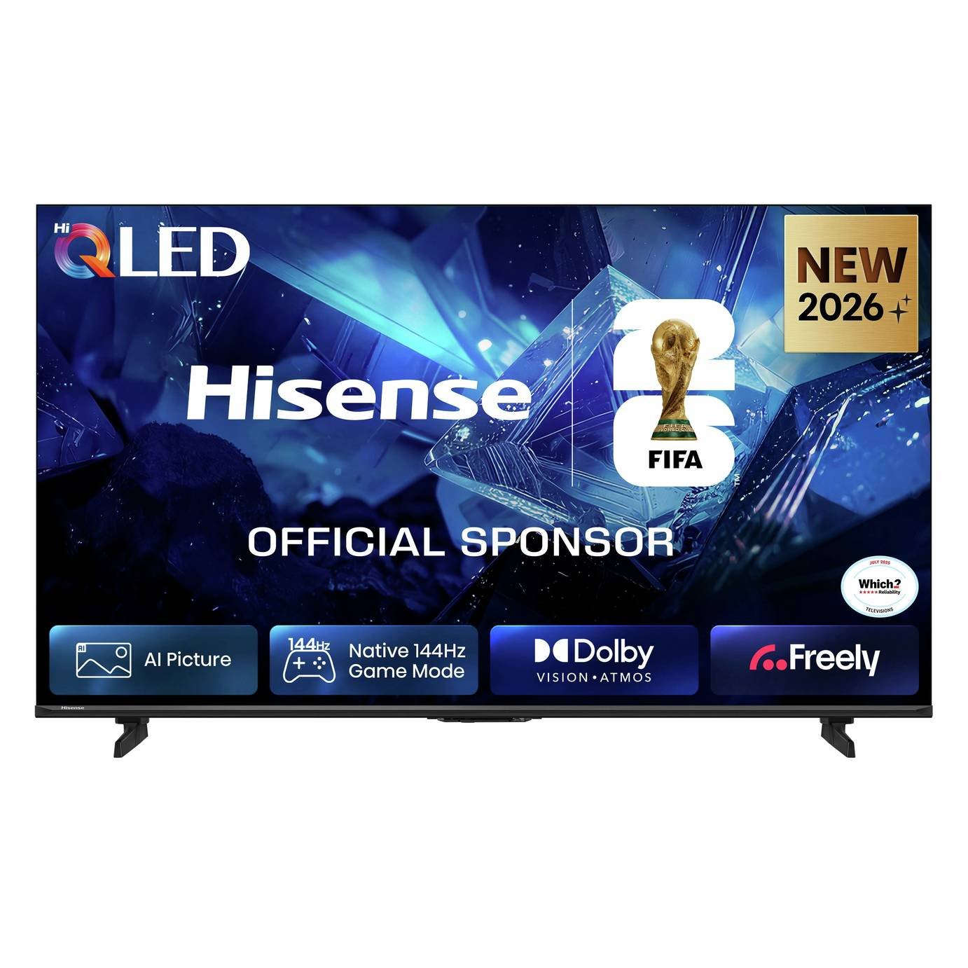 Hisense 55 Inch 55E78STUK Smart Pro 4K UHD HDR QLED Freely TV