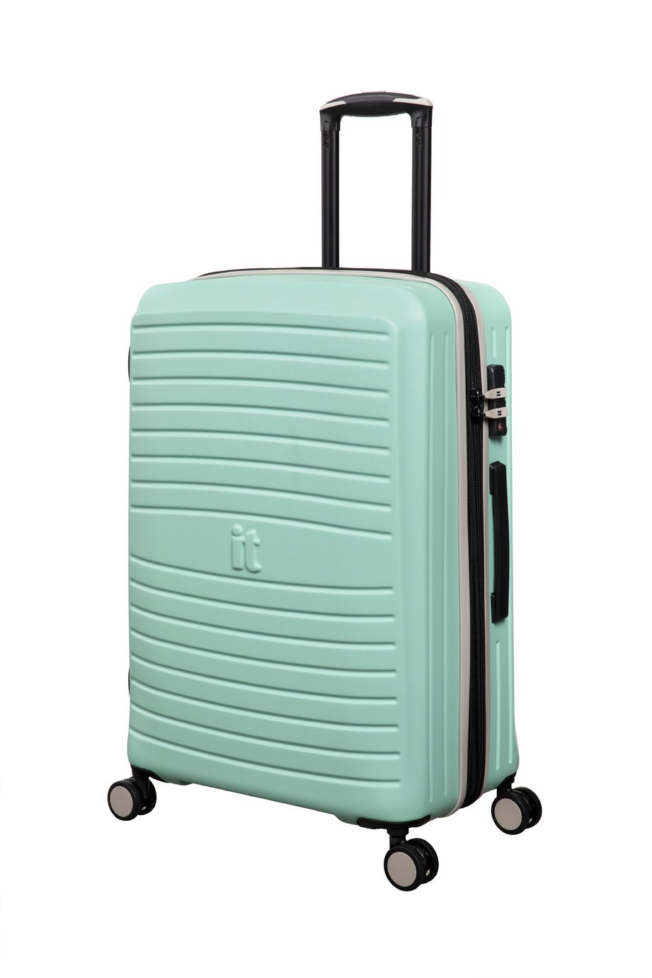IT Luggage Eco Protect Expandable 8 Wheel Hard Suitcase