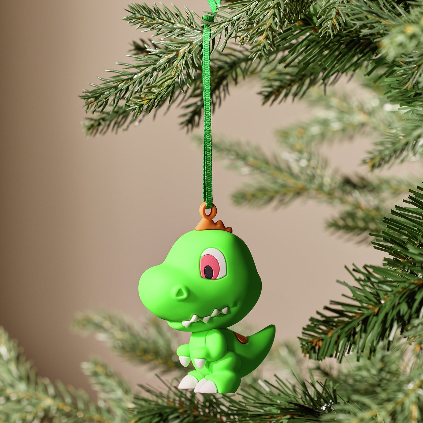 Trevor Dinosaurs Hanging Christmas Ornament