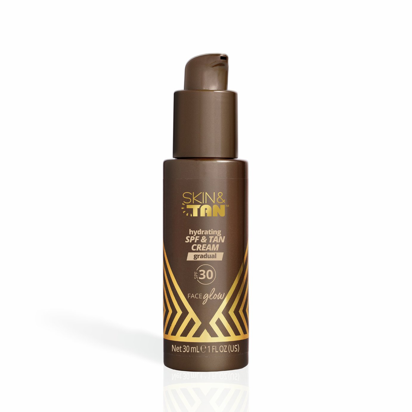 Skin and Tan Face Glow Hydrating SPF and Tan Cream - 30ml