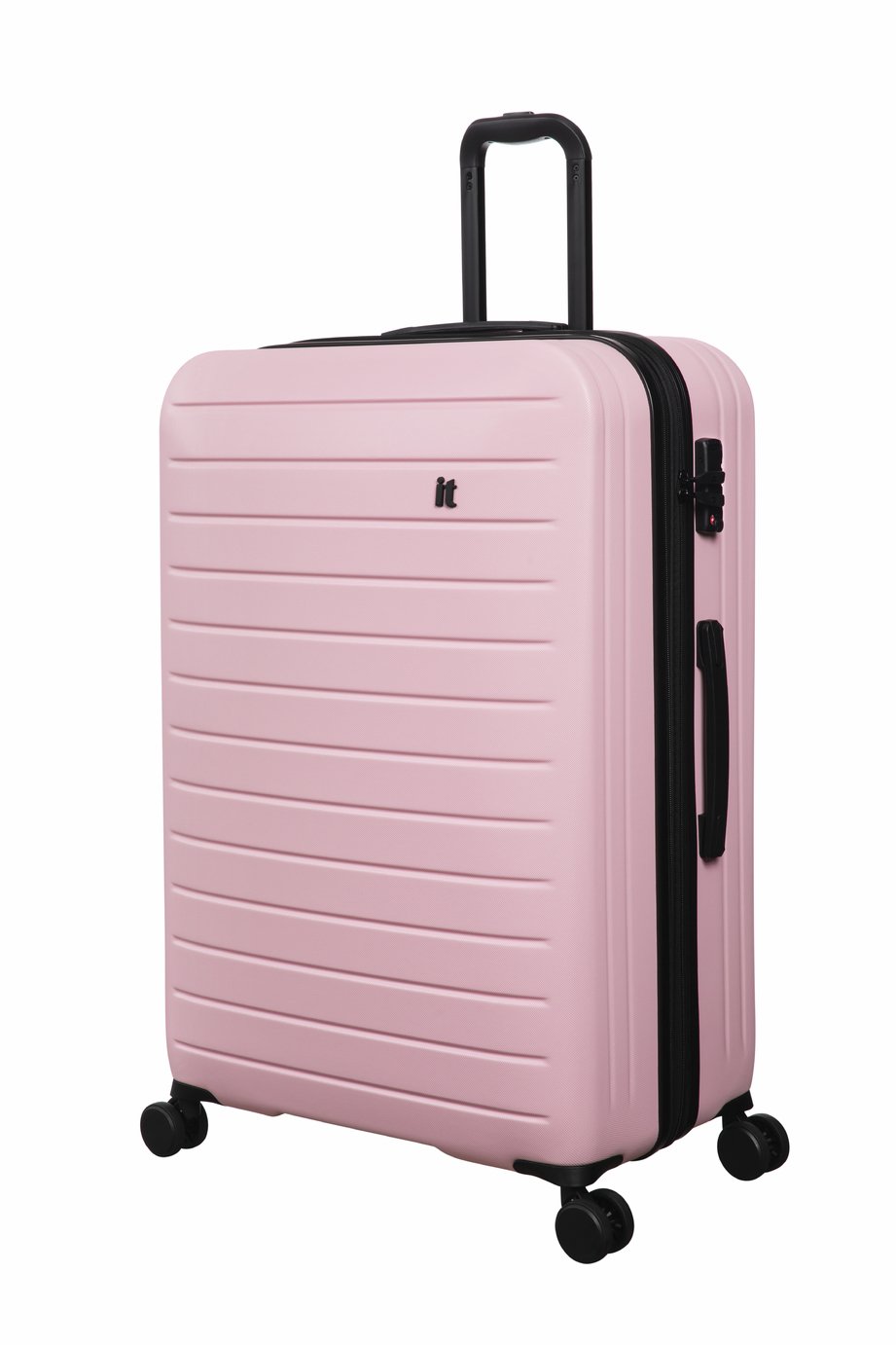 IT Luggage Legion Expandable 8 Wheel Hard Large Suitcase - Lilac