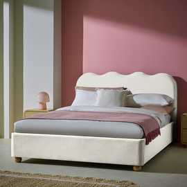 Habitat Onda End Lift Double Ottoam Bed - Natural