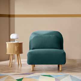 Habitat Benji Single Compact Fabric Chairbed - Blue