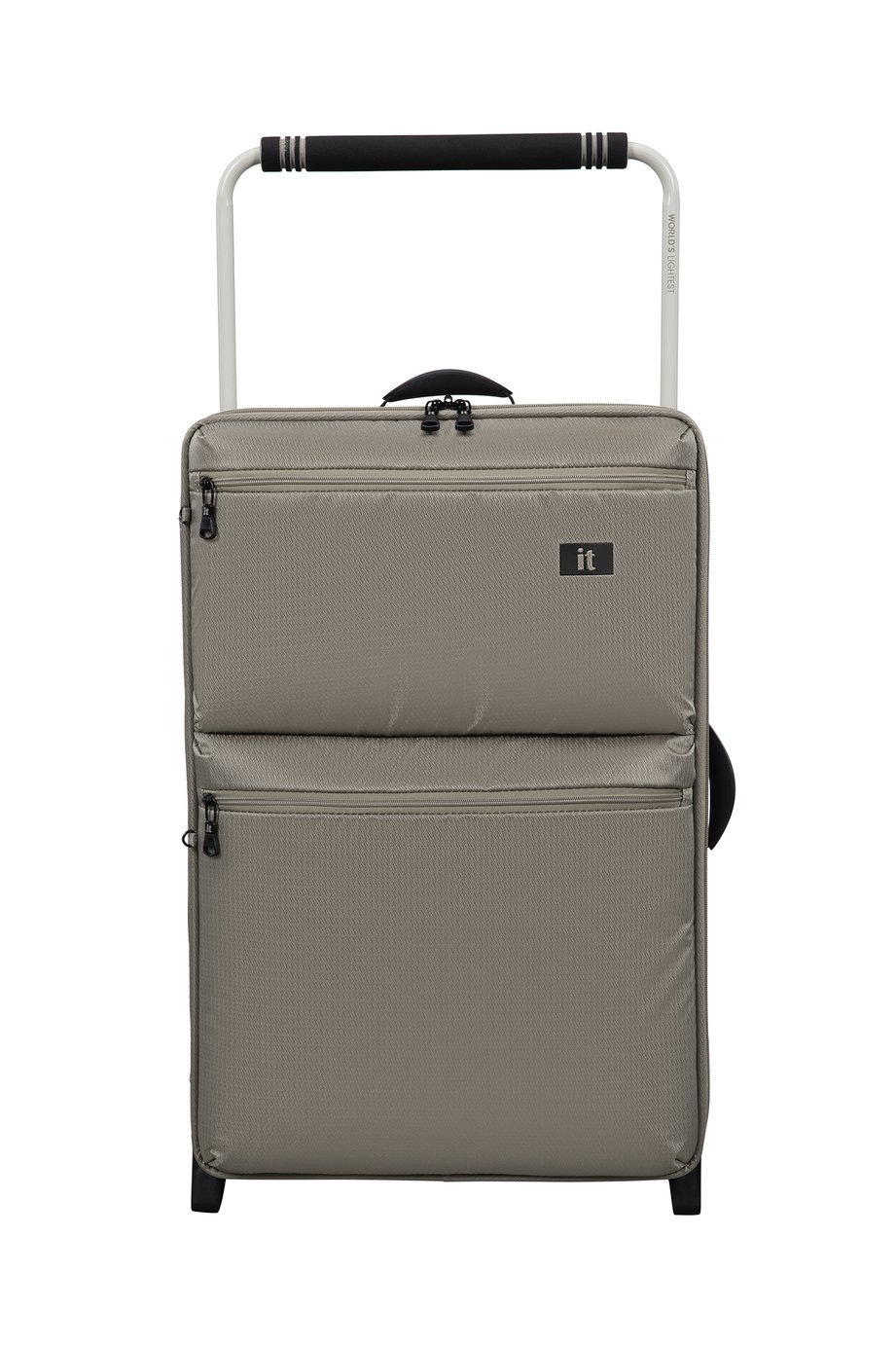 IT Luggage Popstar 2 Wheel Soft Medium Suitcase - Grey