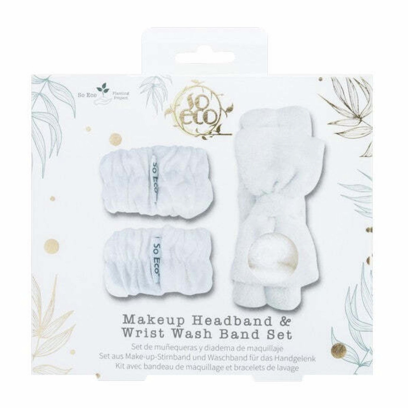 So Eco Makeup Headband & Wrist Wash Band Set