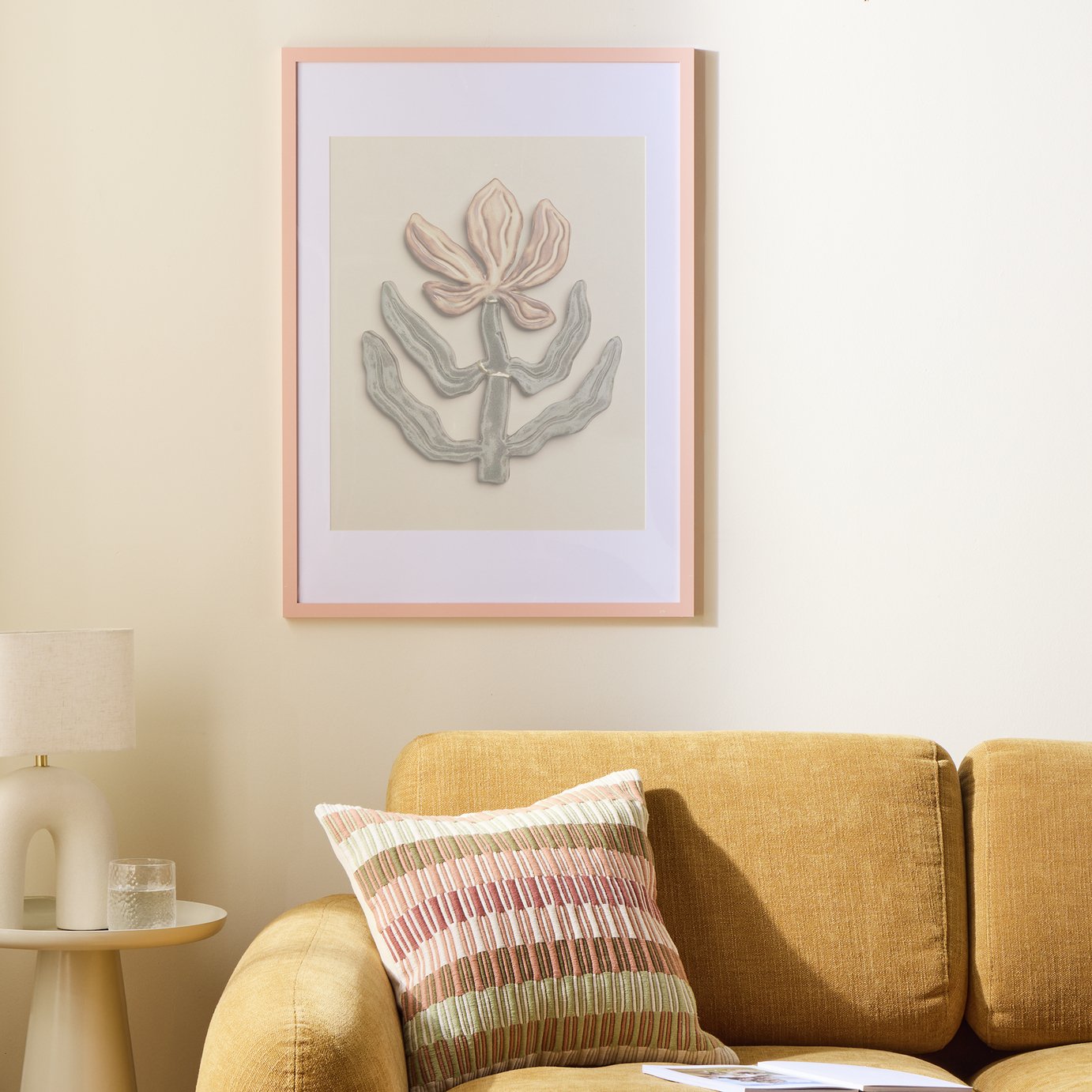 Argos Home Coloured Pink Picture Frame - 41x51cm