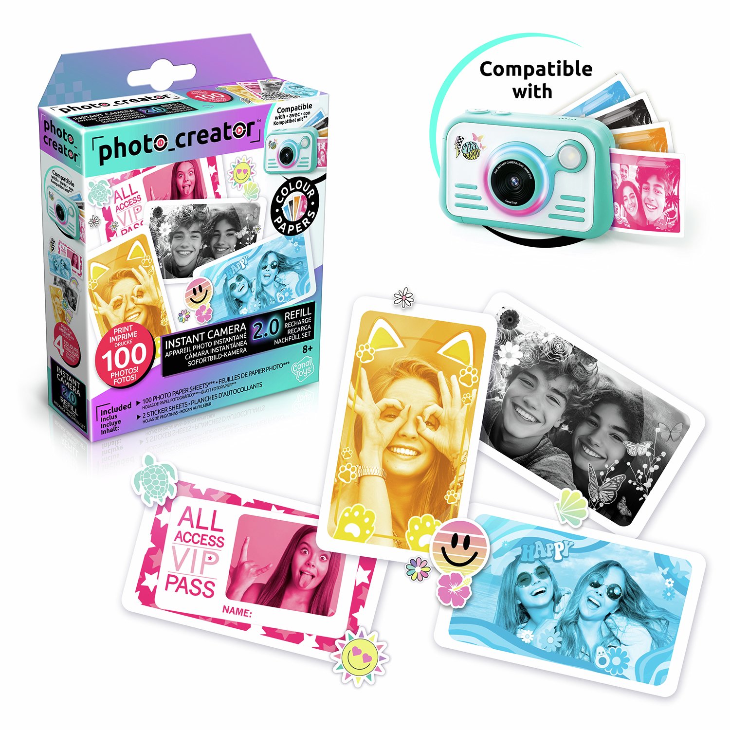 Photo Creator Instant Print Camera 2.0 Refill Pack