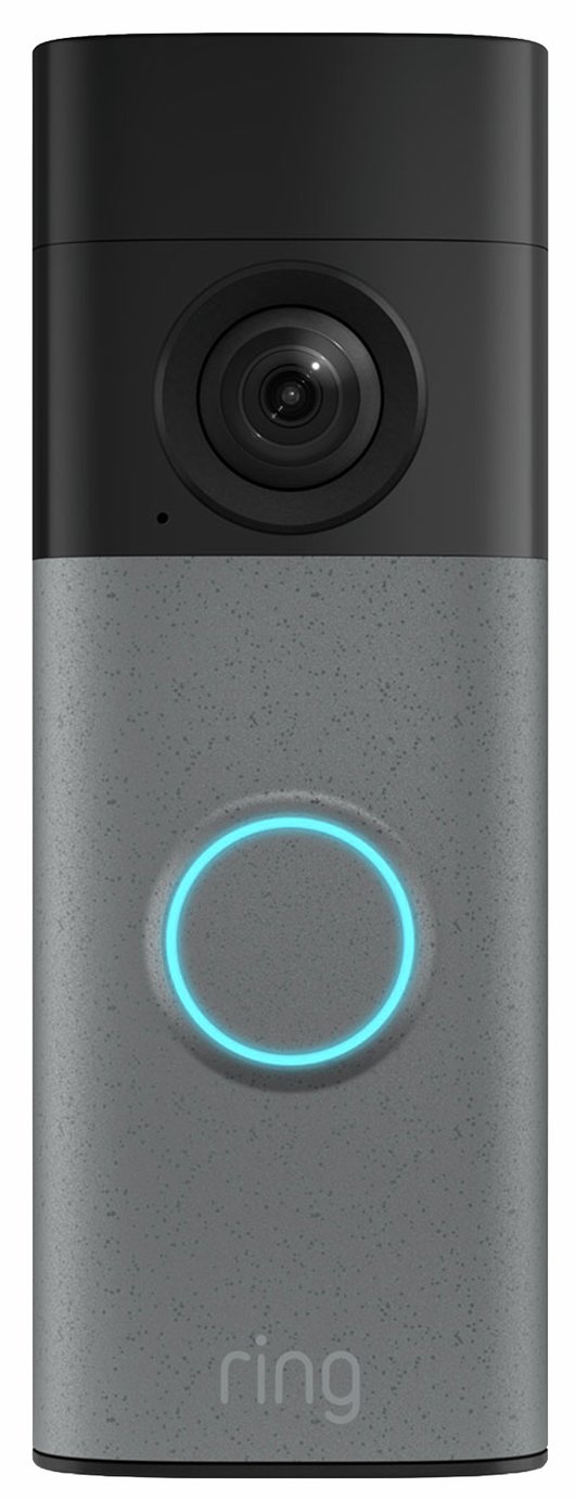 Ring Battery Video Doorbell (Newest Gen) Retinal 2K - Speckled Grey